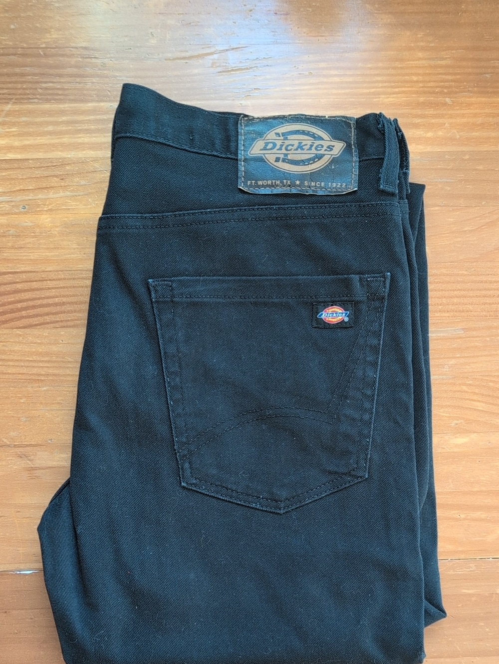 Dickies Men's Black Slim Canvas Pants